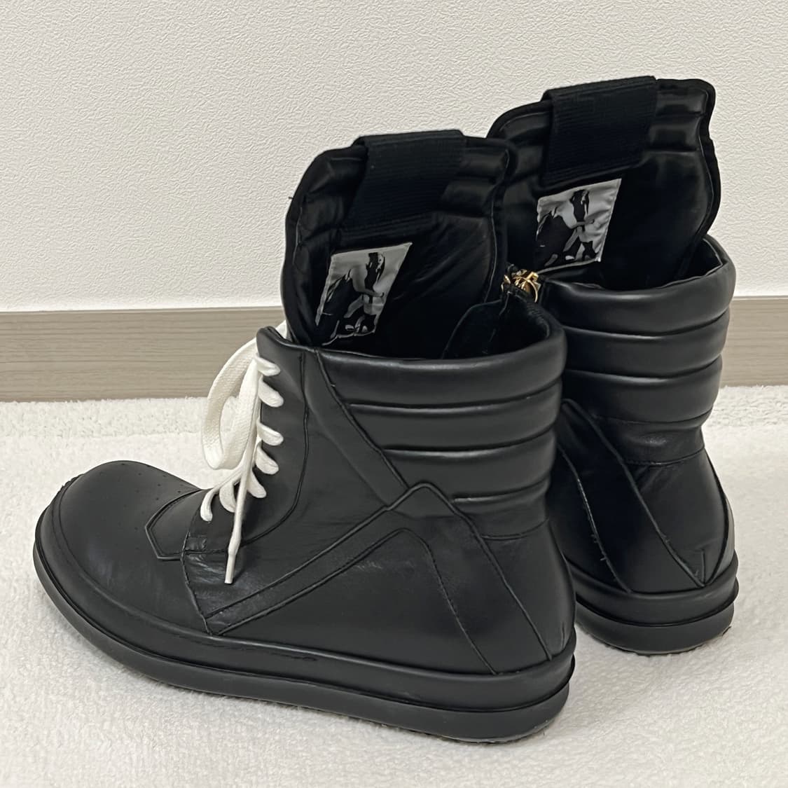 릭오웬스 13FW 지오바스켓 모노크롬 올검 트리플블랙 LPO 상품이미지3