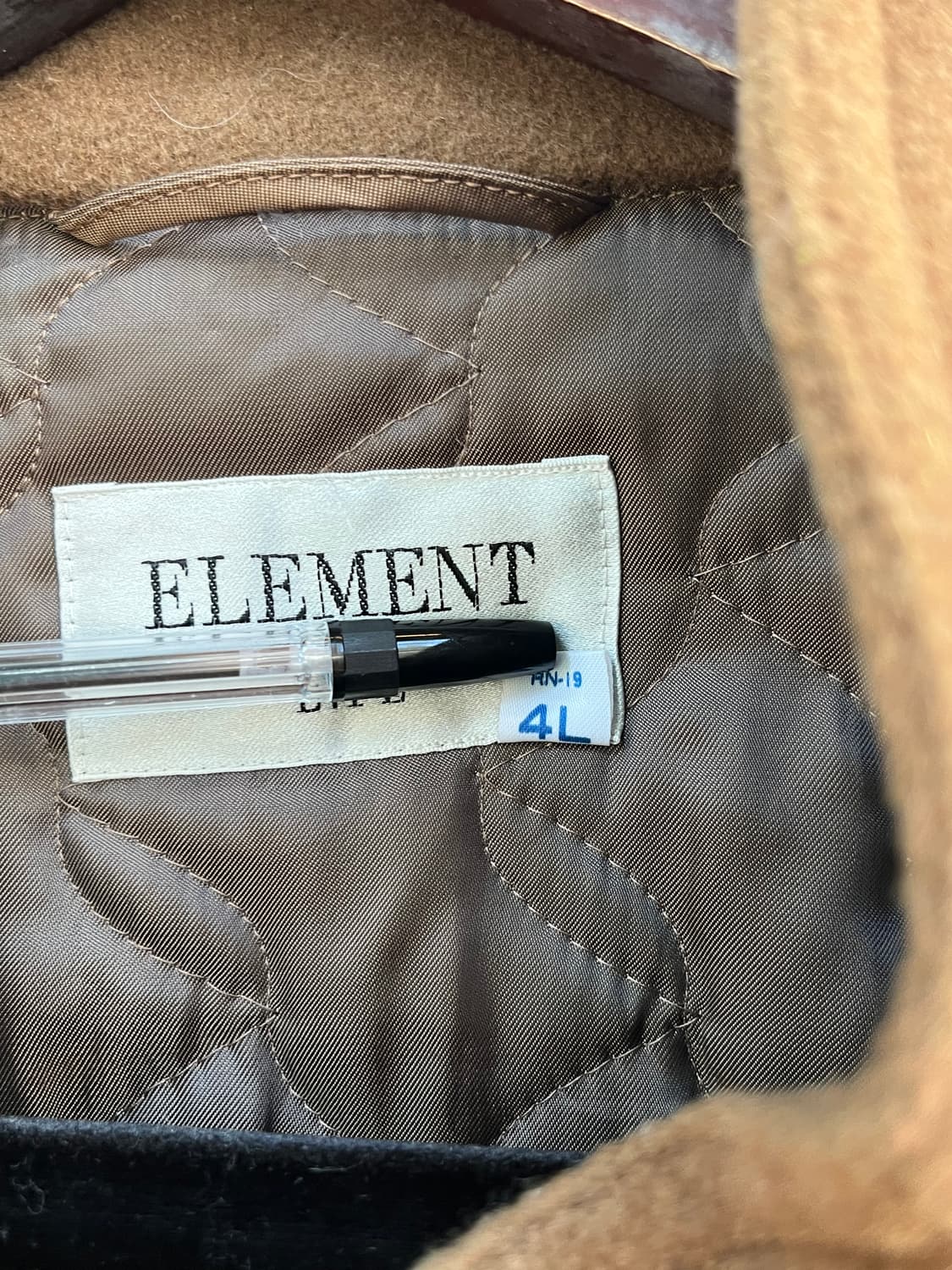 Element Of Simple Life 울 봄버자켓 브라운 4L 상품이미지3