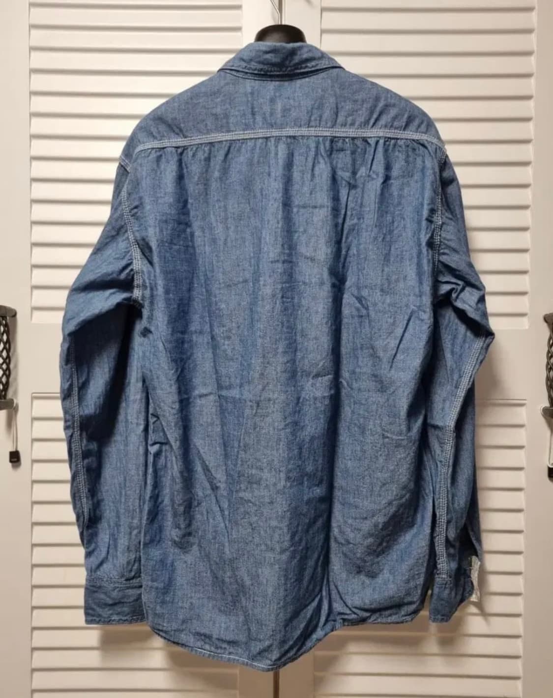 모모타로 진스 샴브레이 셔츠 42 사이즈 (103-105) 상품이미지2