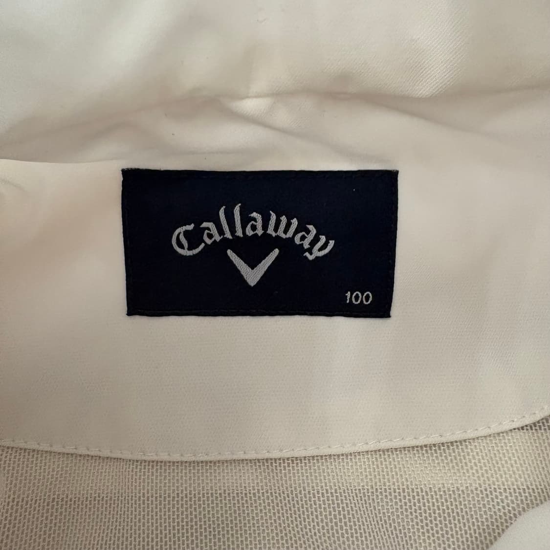 캘러웨이 화이트 바람막이 자켓 100 상품이미지3