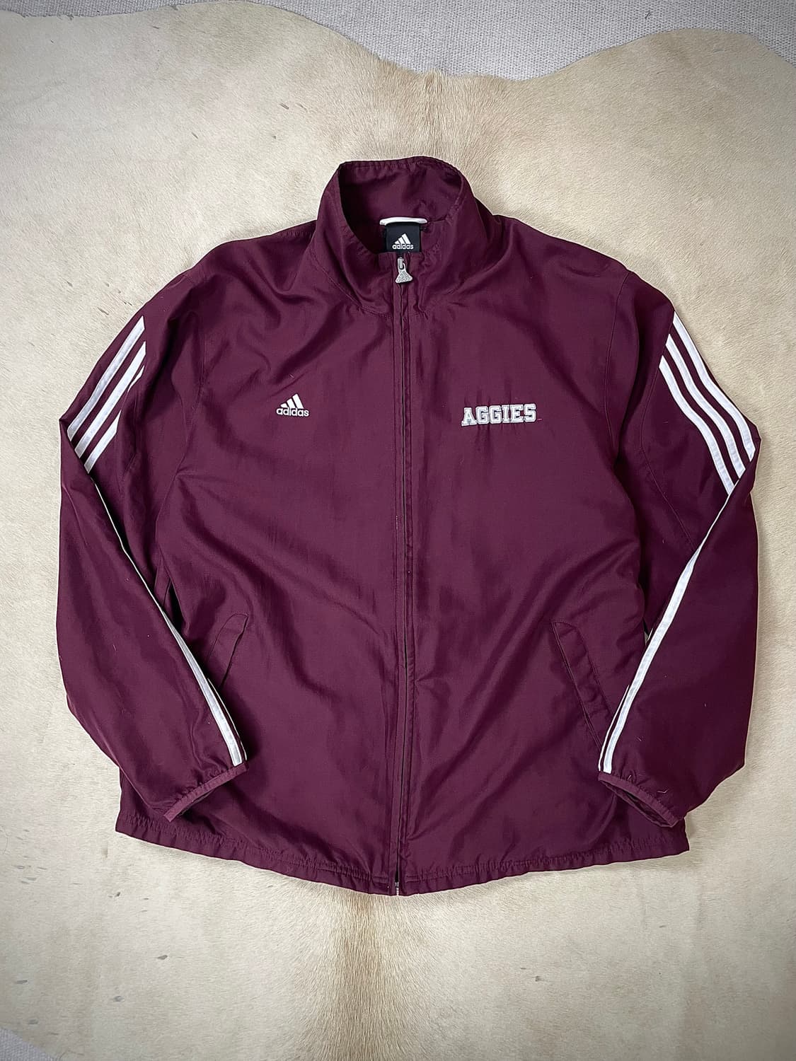 아디다스 버건디 바람막이집업 상품이미지1