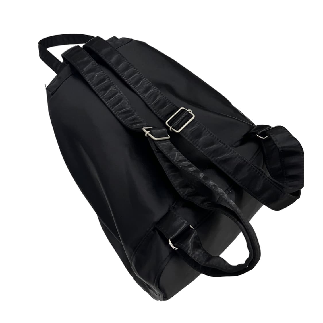 꾸레쥬 나일론 로고 럭색 블랙 상품이미지6