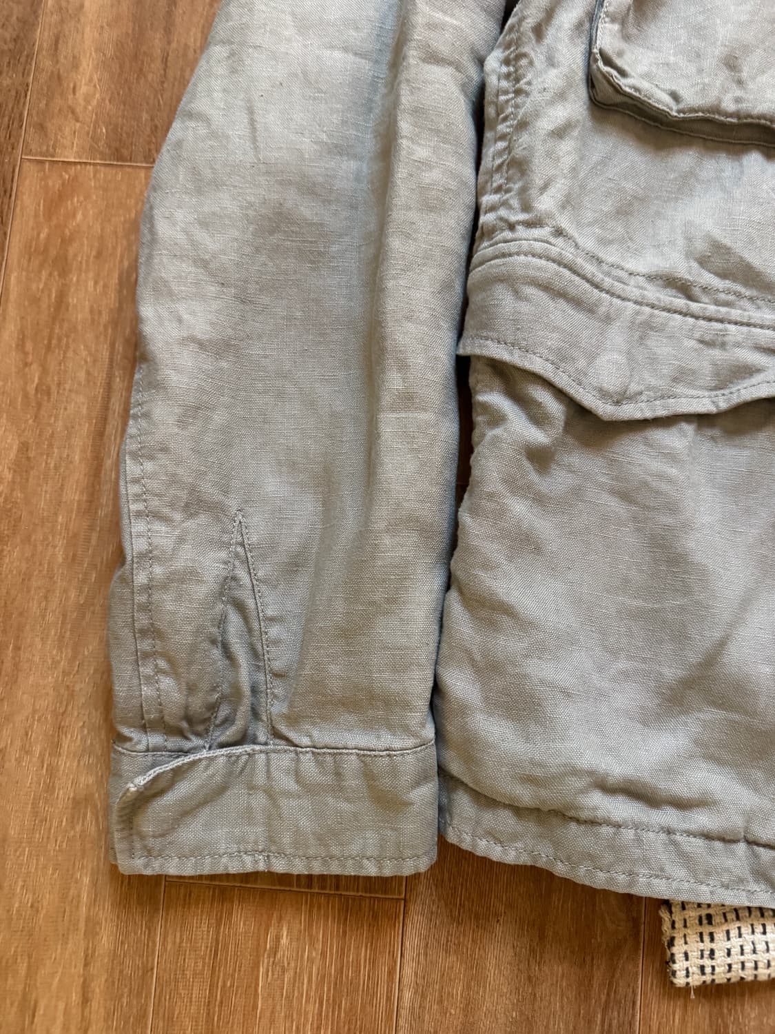 아르마니 진스 린넨 밀리터리 필드자켓 상품이미지3