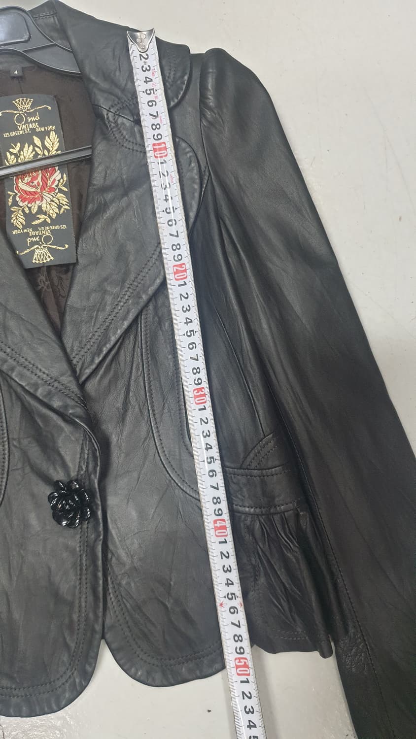 오즈세컨 다크브라운 양가죽 자켓55 상품이미지4