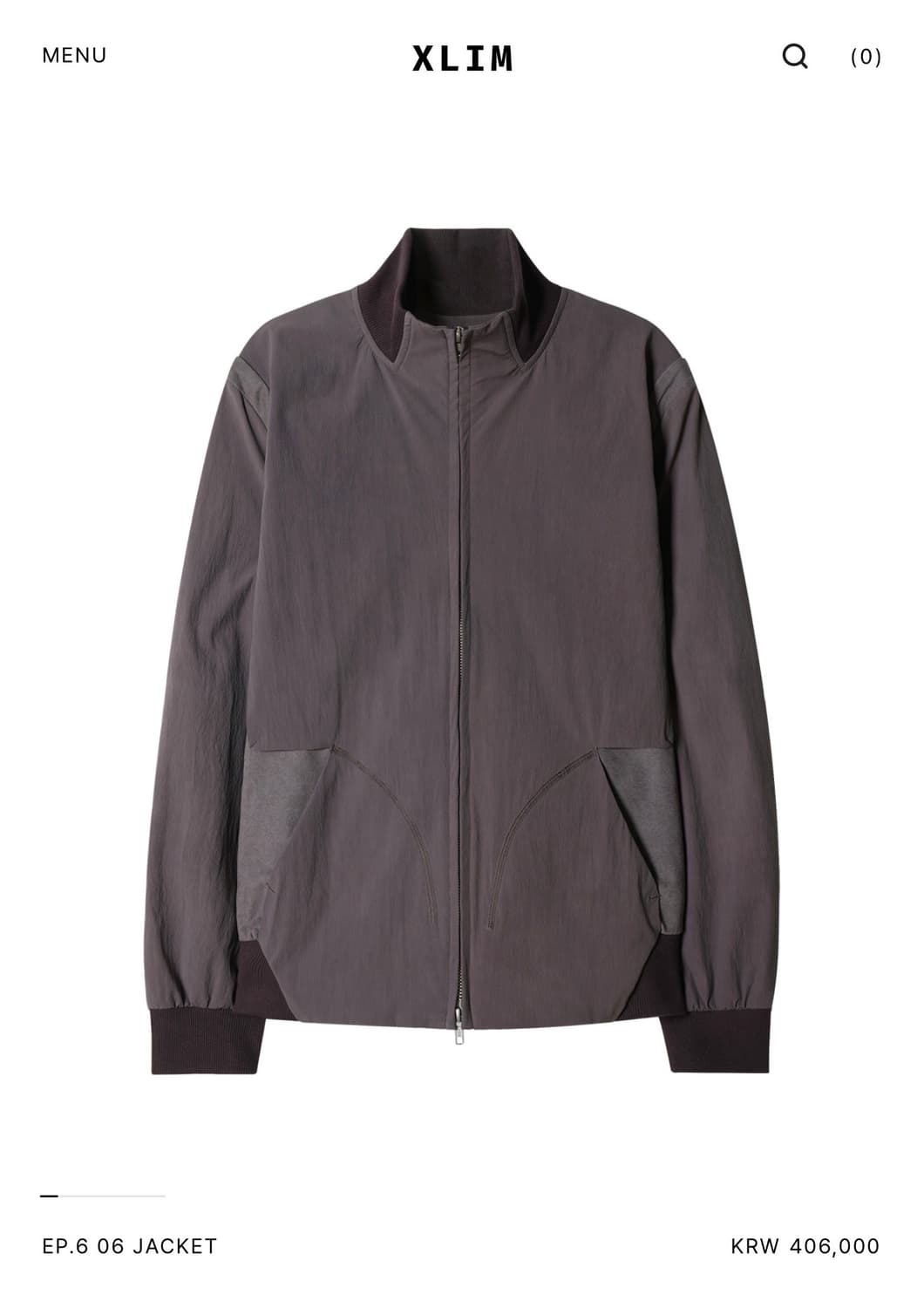 xlim ep.6 06 jacket 버건디 L 새상품 상품이미지1