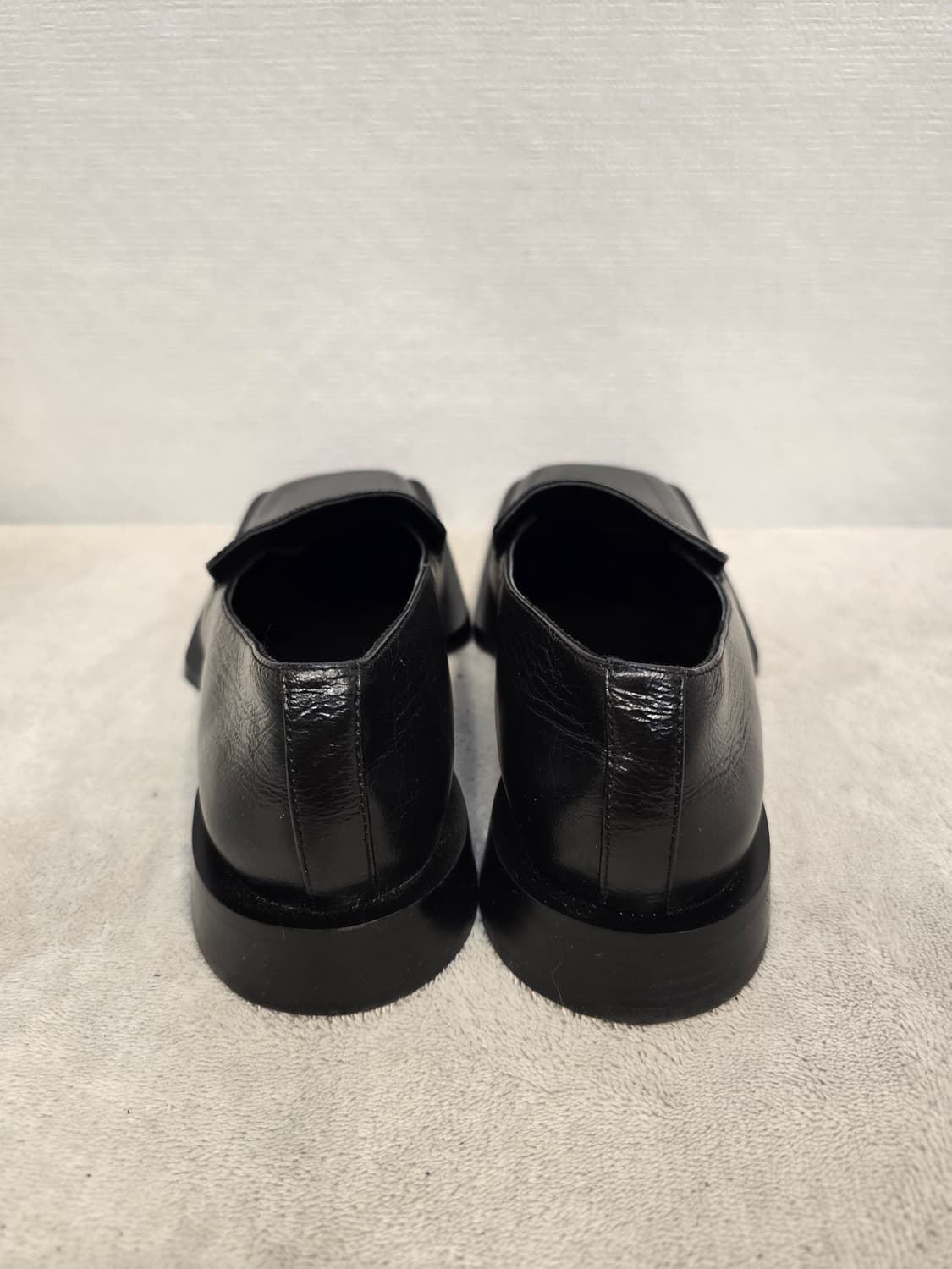 슈콤마보니 마틴로퍼 Suecomma Bonnie 스퀘어  블랙 240~2 상품이미지4