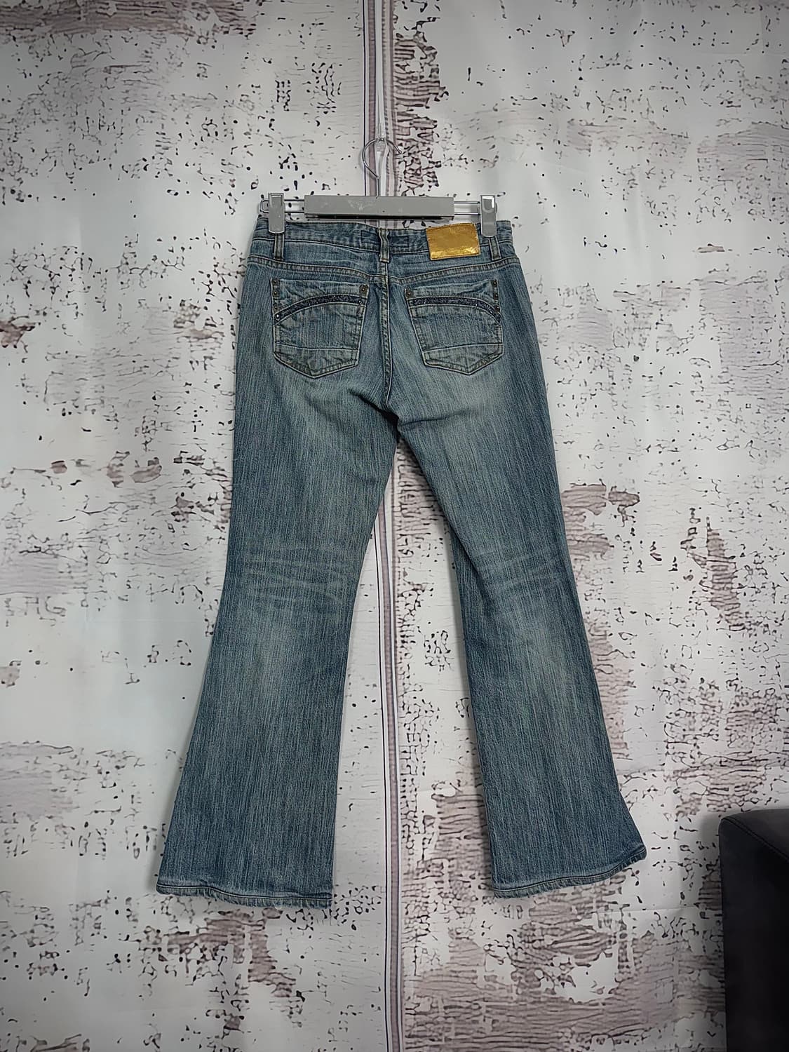 Light-wash vintage bootcut jeans 상품이미지4