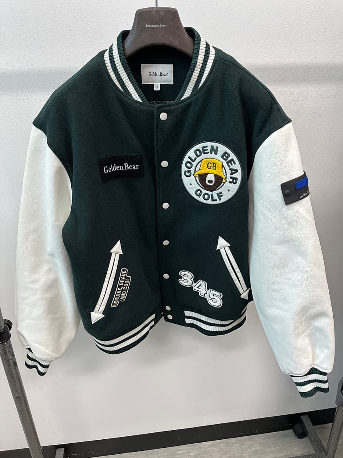 95) 골든베어 패치 바시티자켓  상품이미지5