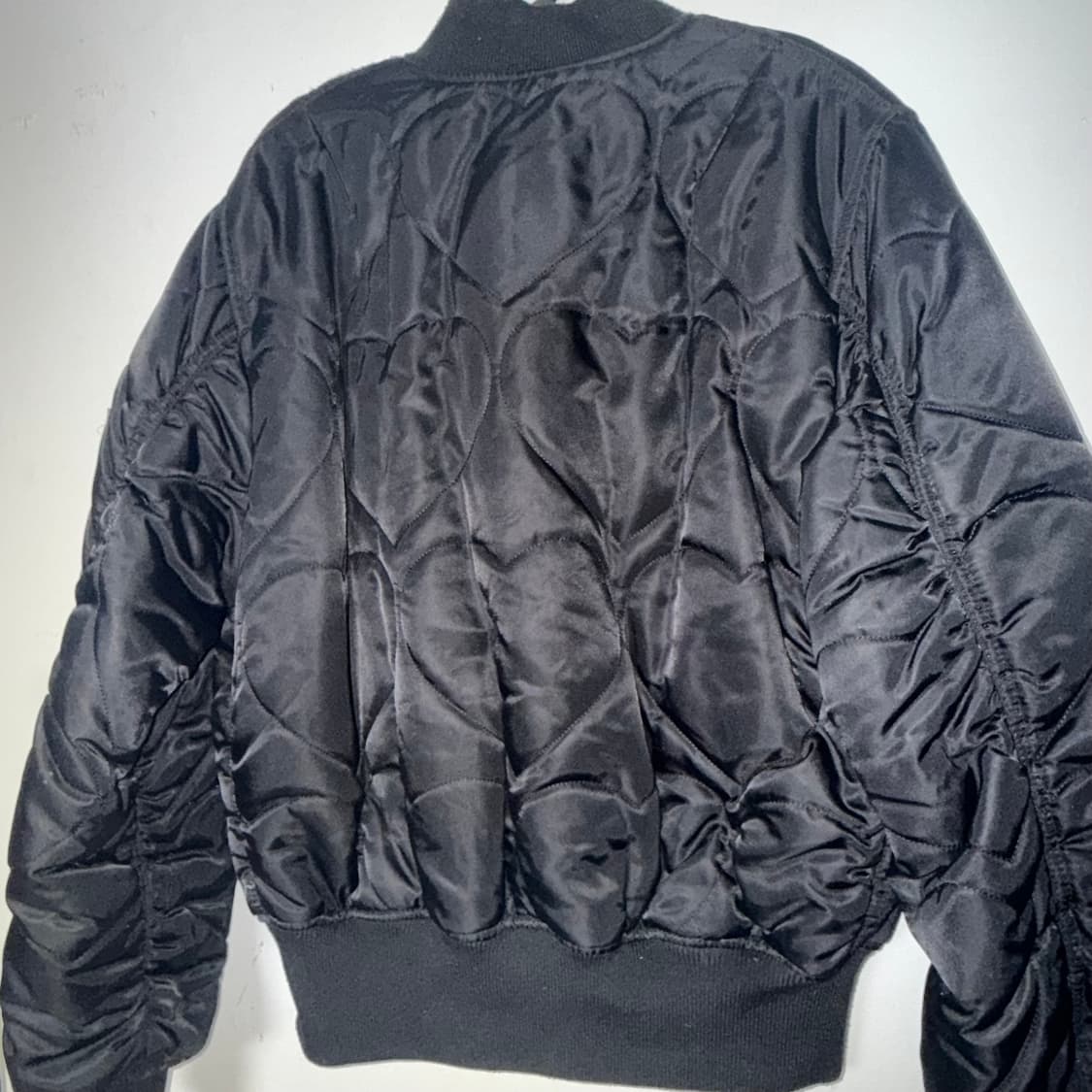 라퍼 하트 퀼팅 자켓 ma-1 상품이미지4