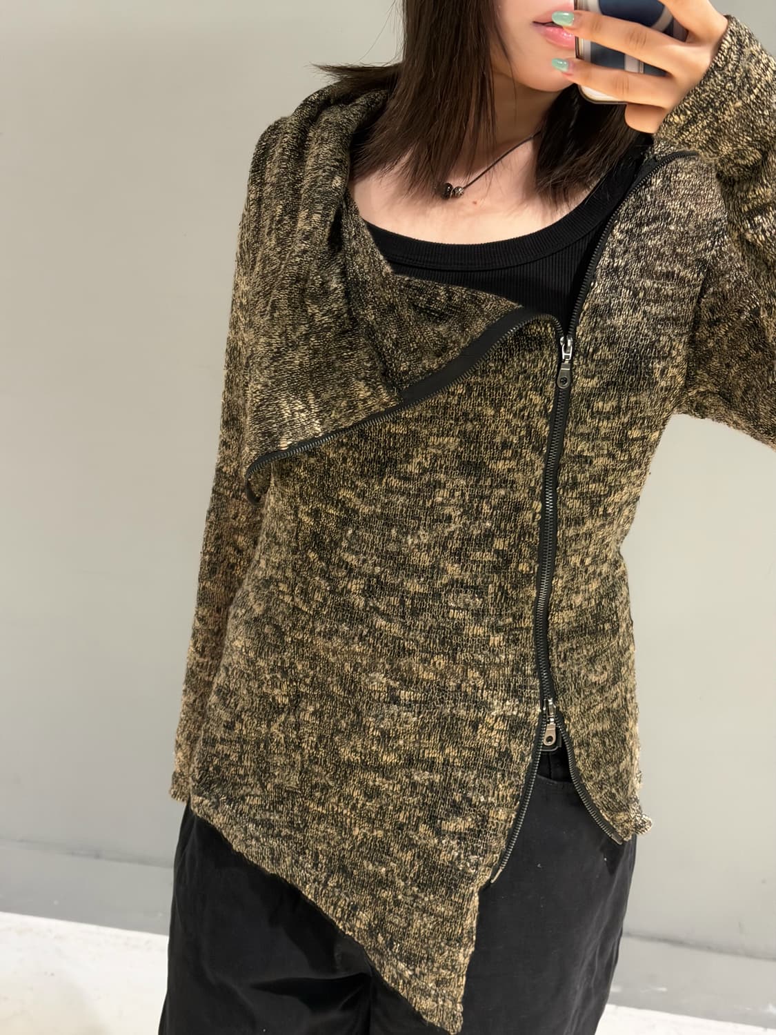 Bernings sho drape design cardigan 상품이미지3