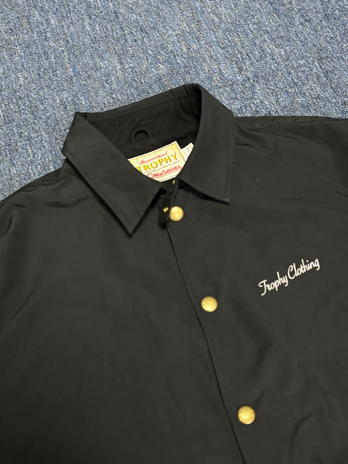 (38)트로피클로딩 블랙 코치자켓 프리휠러스 리얼맥코이 상품이미지2