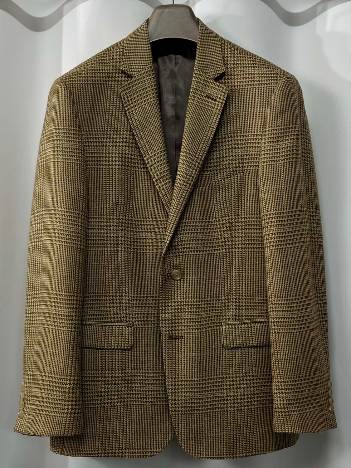 폴로 랄프로렌 글랜체크 실크 스포츠코트 블레이저 자켓 상품이미지1