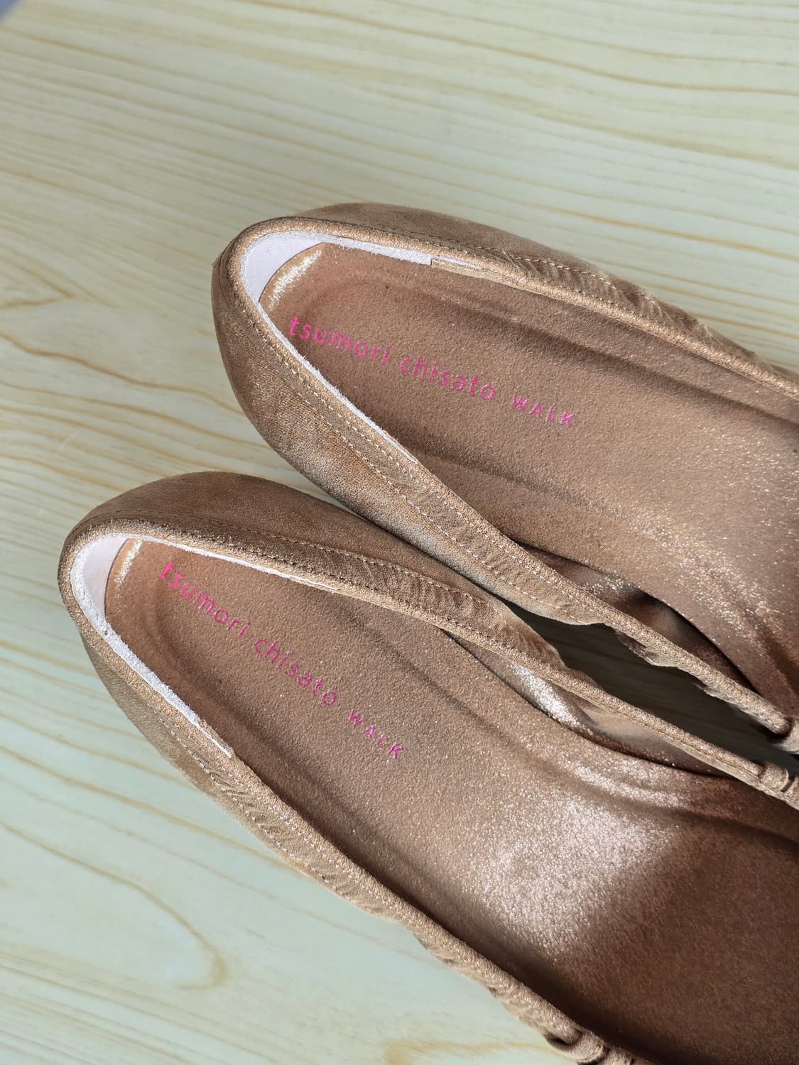 츠모리치사토 레더 웨지힐 펌프스 245 상품이미지4