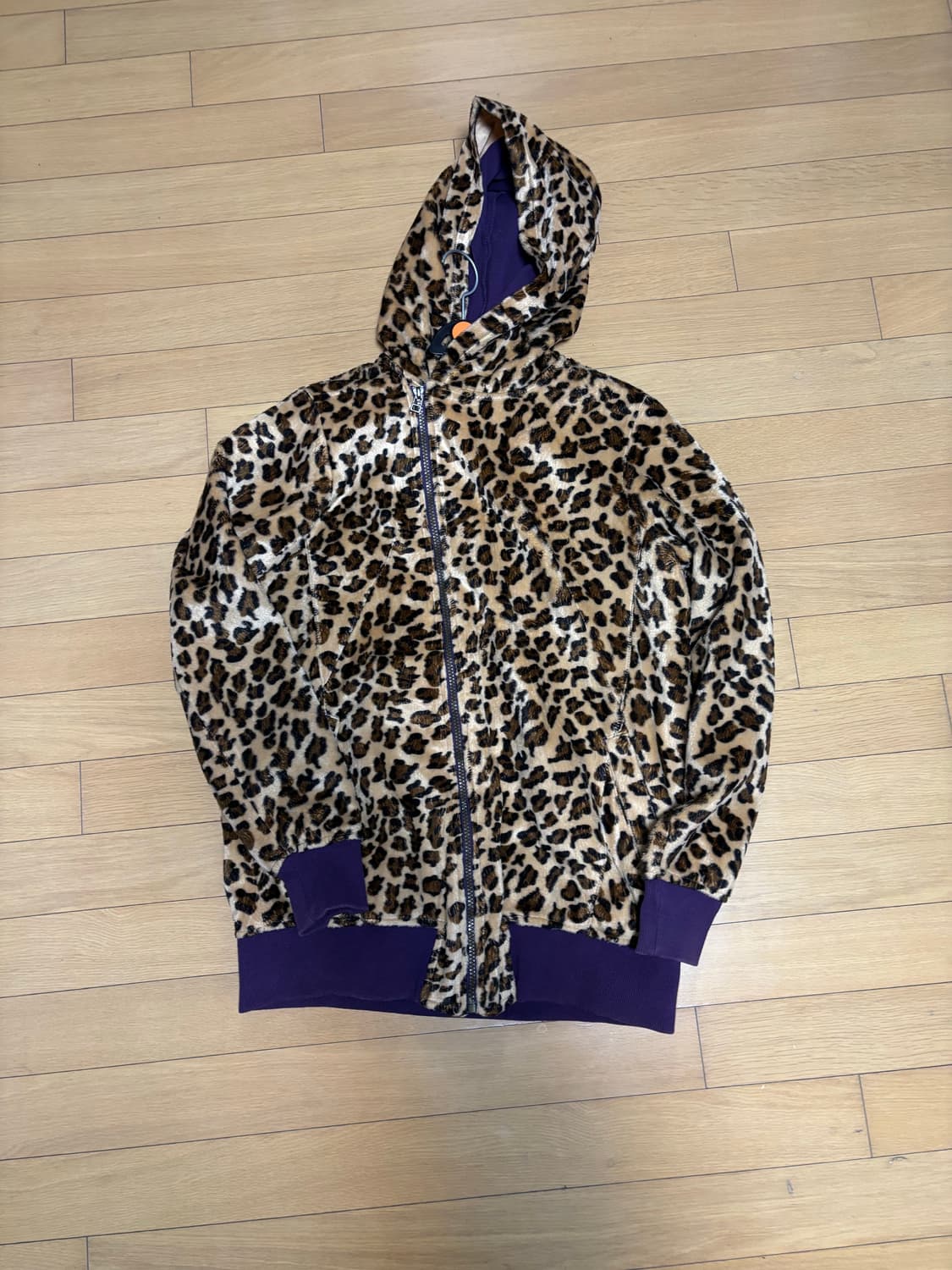 jelly beans 호피 후드집업 상품이미지1