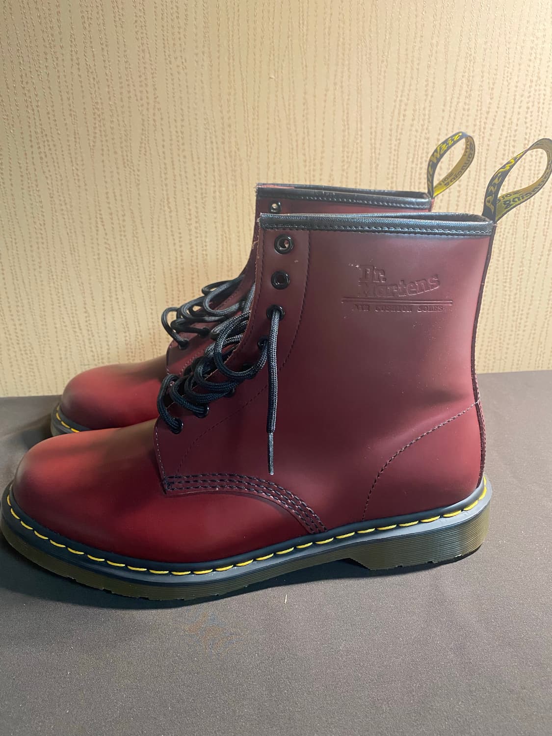 닥터마틴 1460 스무스 레더 레이스업 부츠 체리 레드 상품이미지6