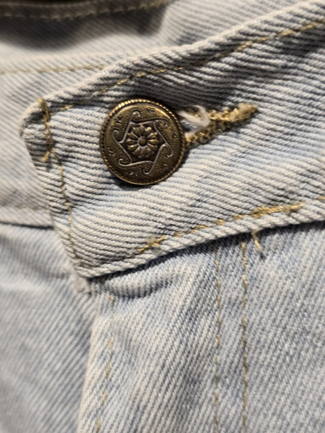 90s Cosmic Jeans Floral Patchwork Denim 상품이미지3