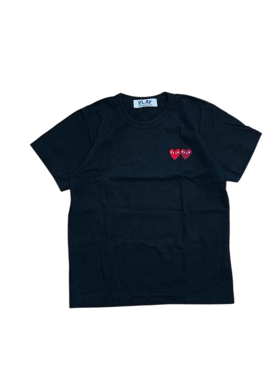 꼼데가르송 더블하트 와펜 반팔 상품이미지1