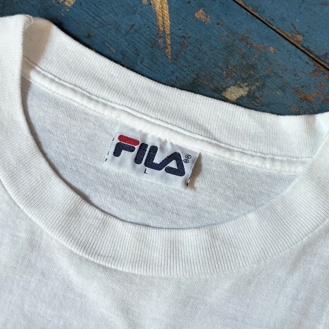 90s USA FILA 빅로고 반팔티셔츠 상품이미지6