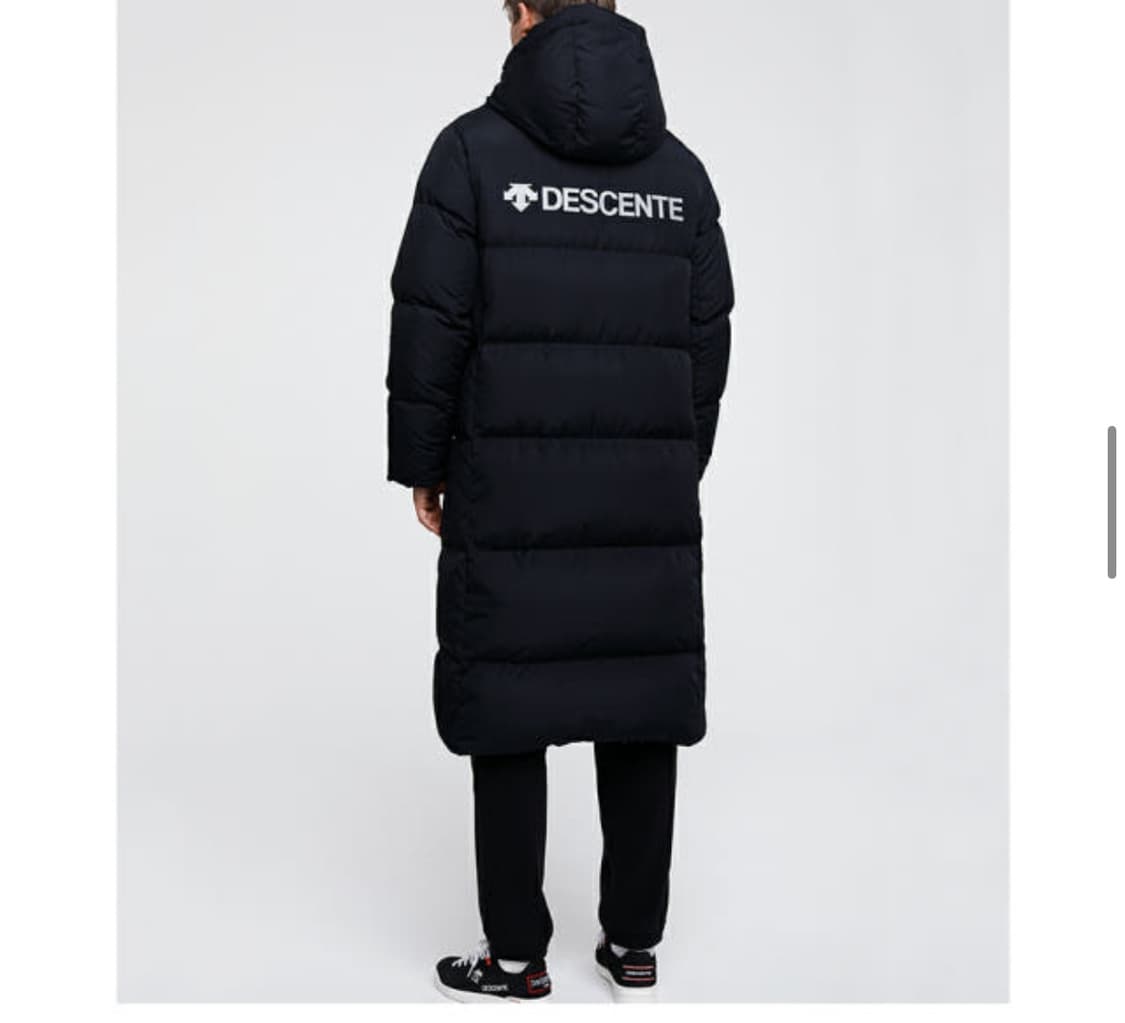 데상트 롱패딩 블랙패딩 스몰 여성패딩 상품이미지5
