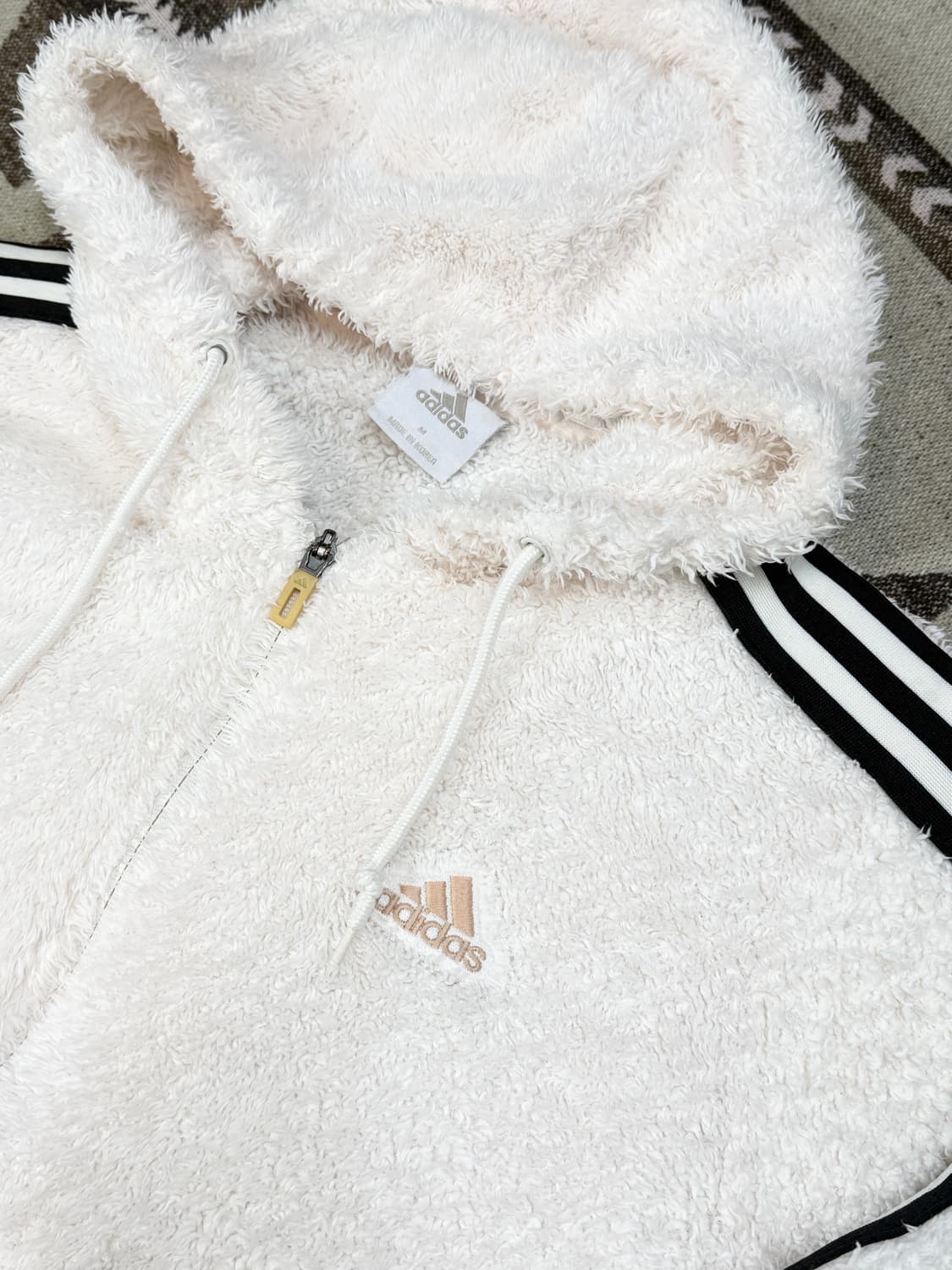 (희귀) 아디다스 쉐르파 플리스 후드집업 상품이미지6