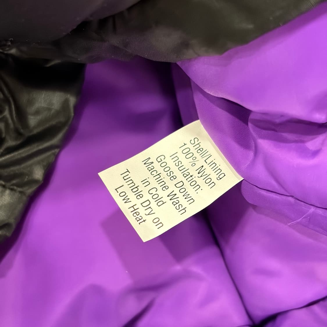 [M] 디스이즈네버댓 크레센트 다운 웍스 블랙/퍼플 다운 패딩 B592 상품이미지8