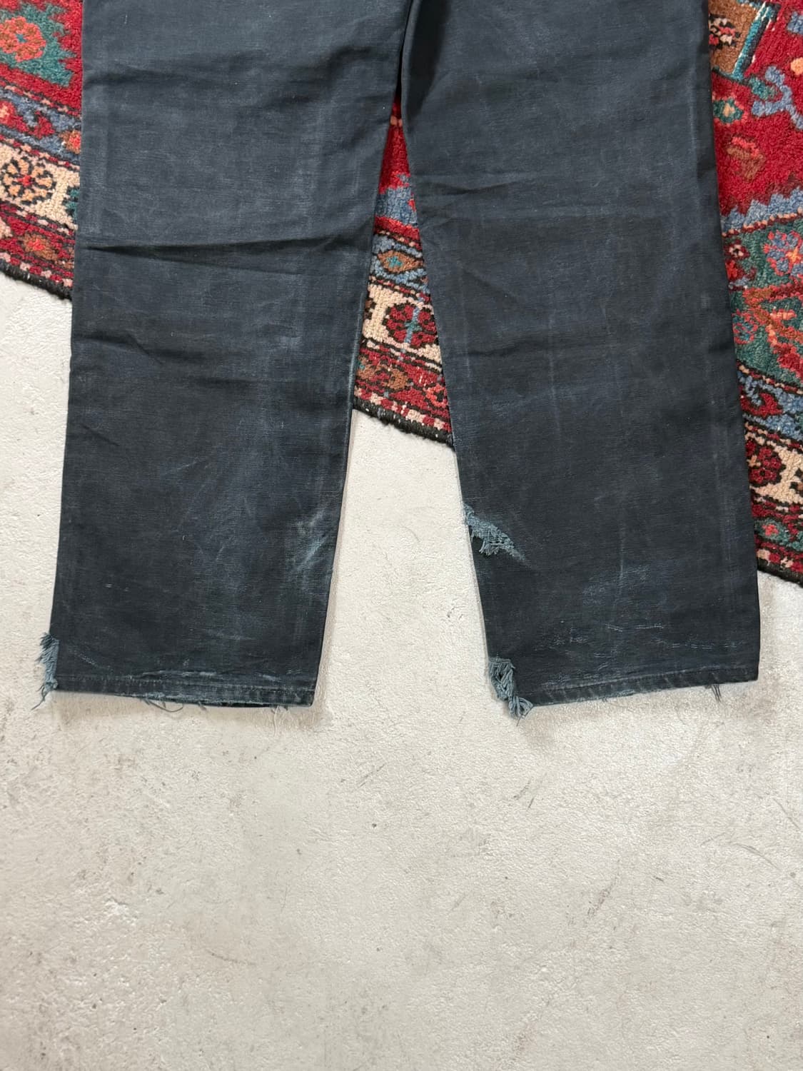 OG USA Made 칼하트 B01 더블니 블랙 칼하트 썩블니 카펜터 상품이미지8