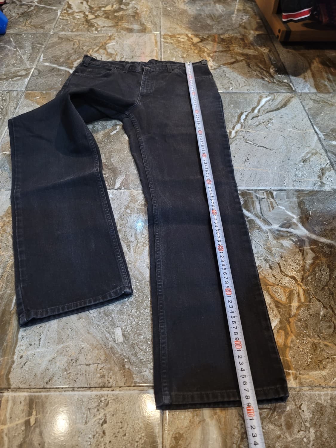 리바이스 오렌지탭 흑청 데님팬츠  상품이미지8