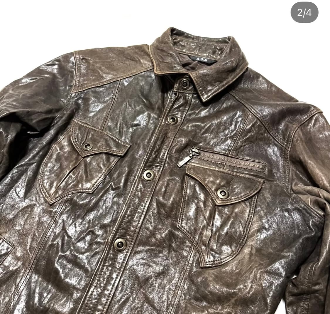 ASM - 레더 셔츠 자켓 상품이미지2