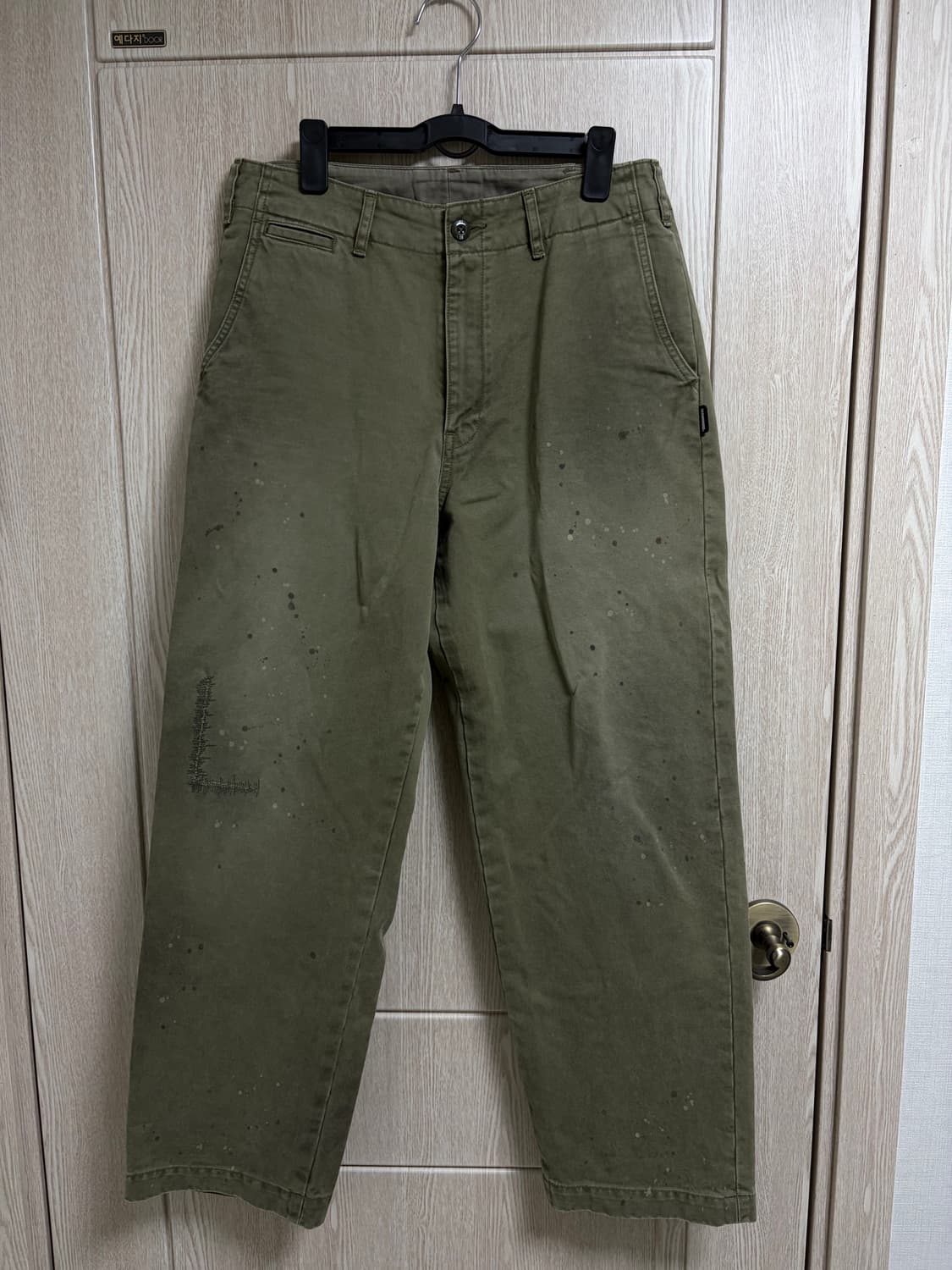 네이버후드 23aw Savage 치노 올리브 M 상품이미지3