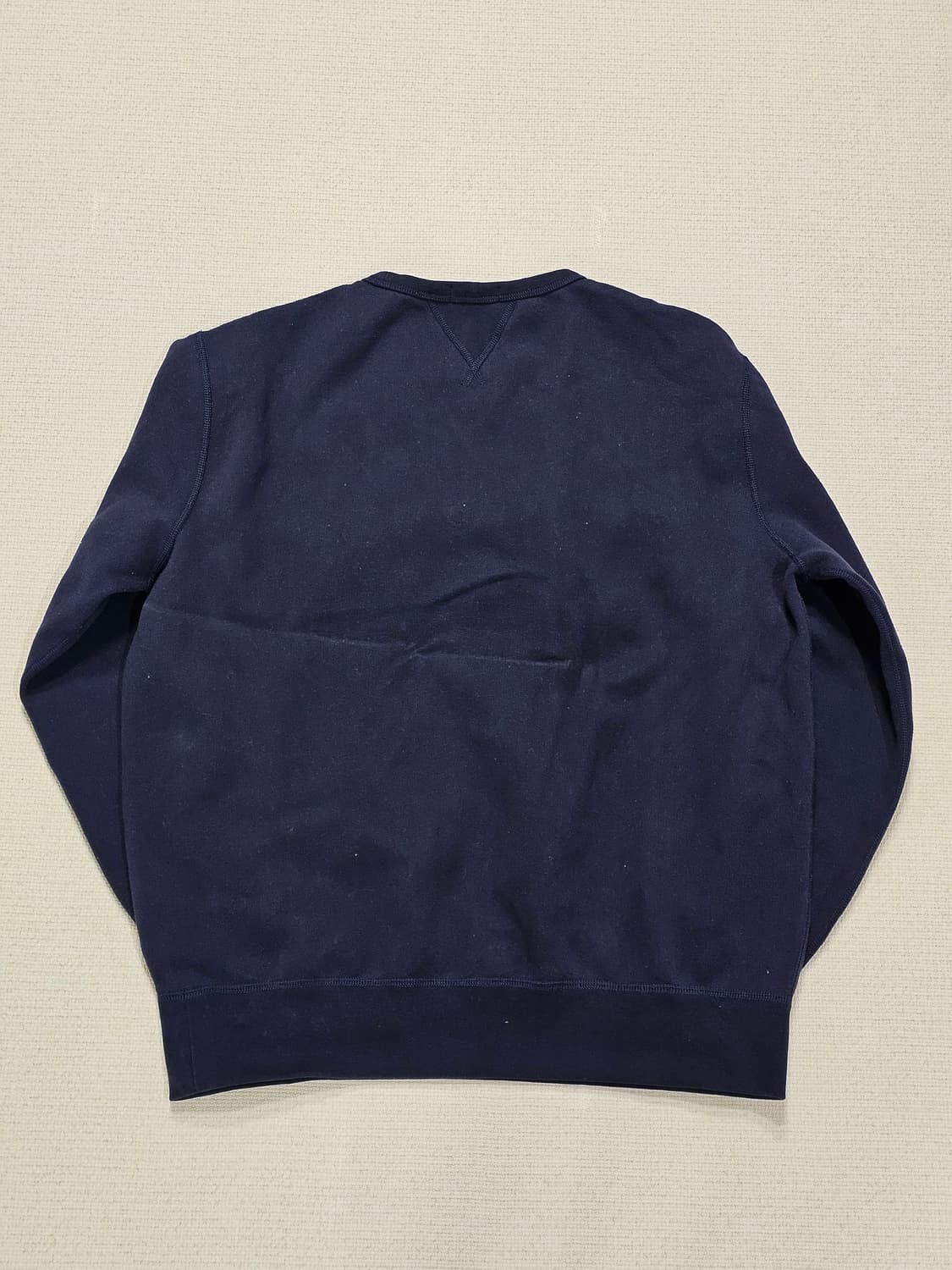 [L] 폴로 랄프로렌 네이비 아카이브 'POLO' 아플리케 기모 맨투맨 상품이미지3