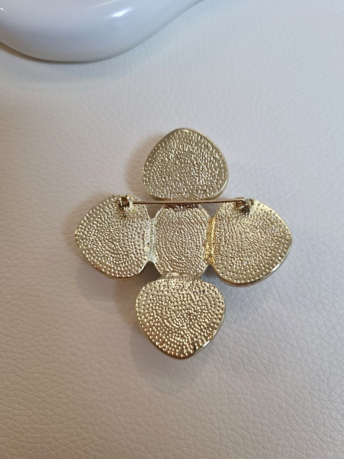 샤넬 하트진주 블랙스톤CC 브로치 업사이클링 상품이미지7