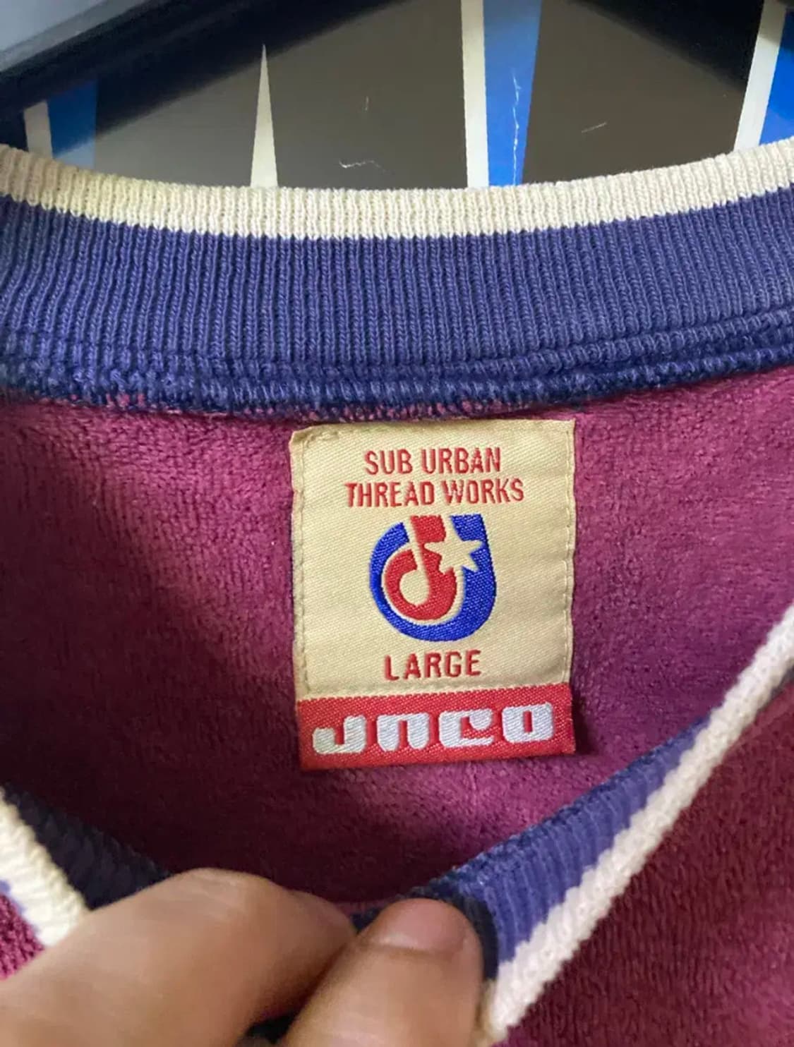 빈티지 징코 벨로아 롱슬리브 vintage jnco 상품이미지3