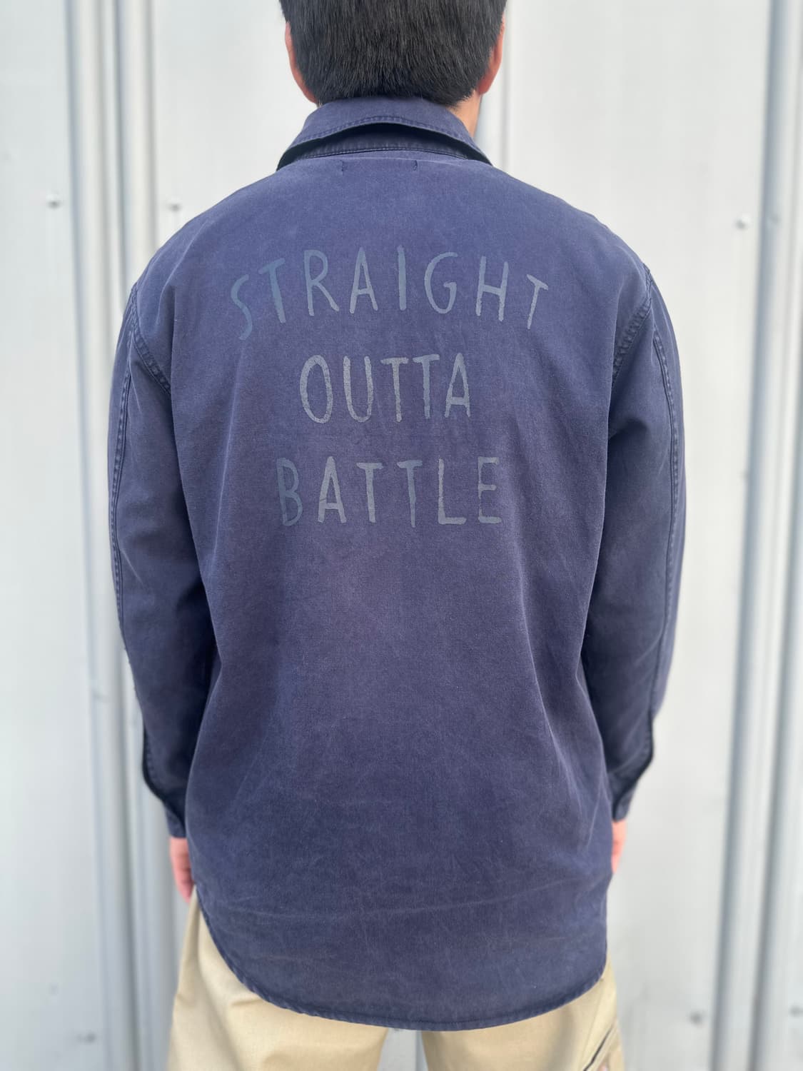 Japanese Vintage 밀리터리 워크 셔츠 상품이미지5