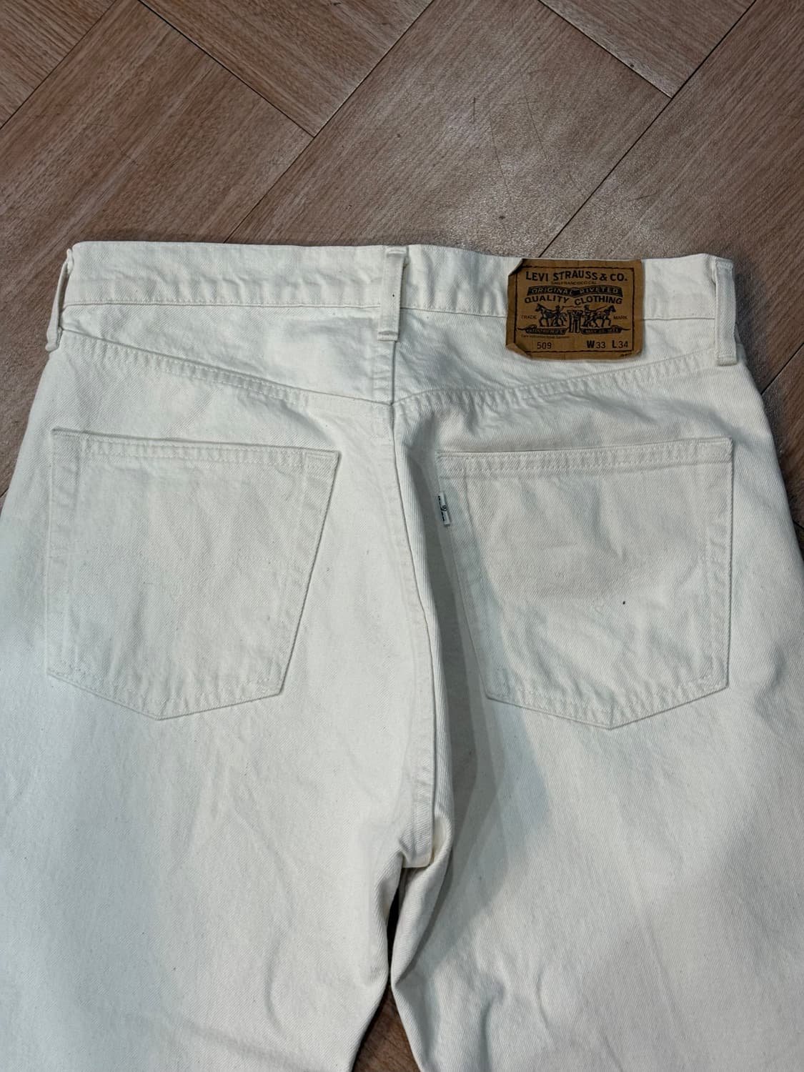 [33] 리바이스 509 화이트 스트레이트 진 일본 상품이미지2