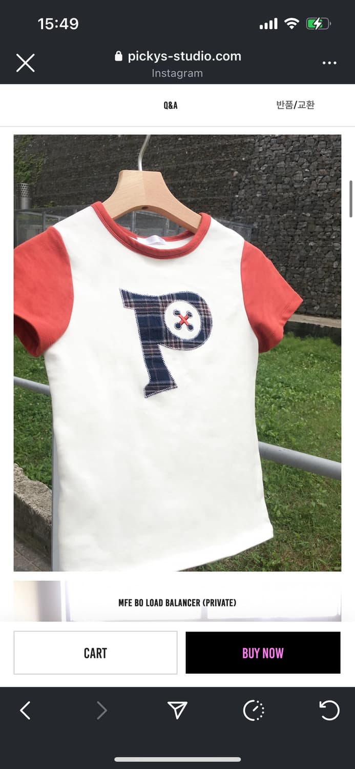 PickyS logo Patch Tee [Mini Ver] 상품이미지2