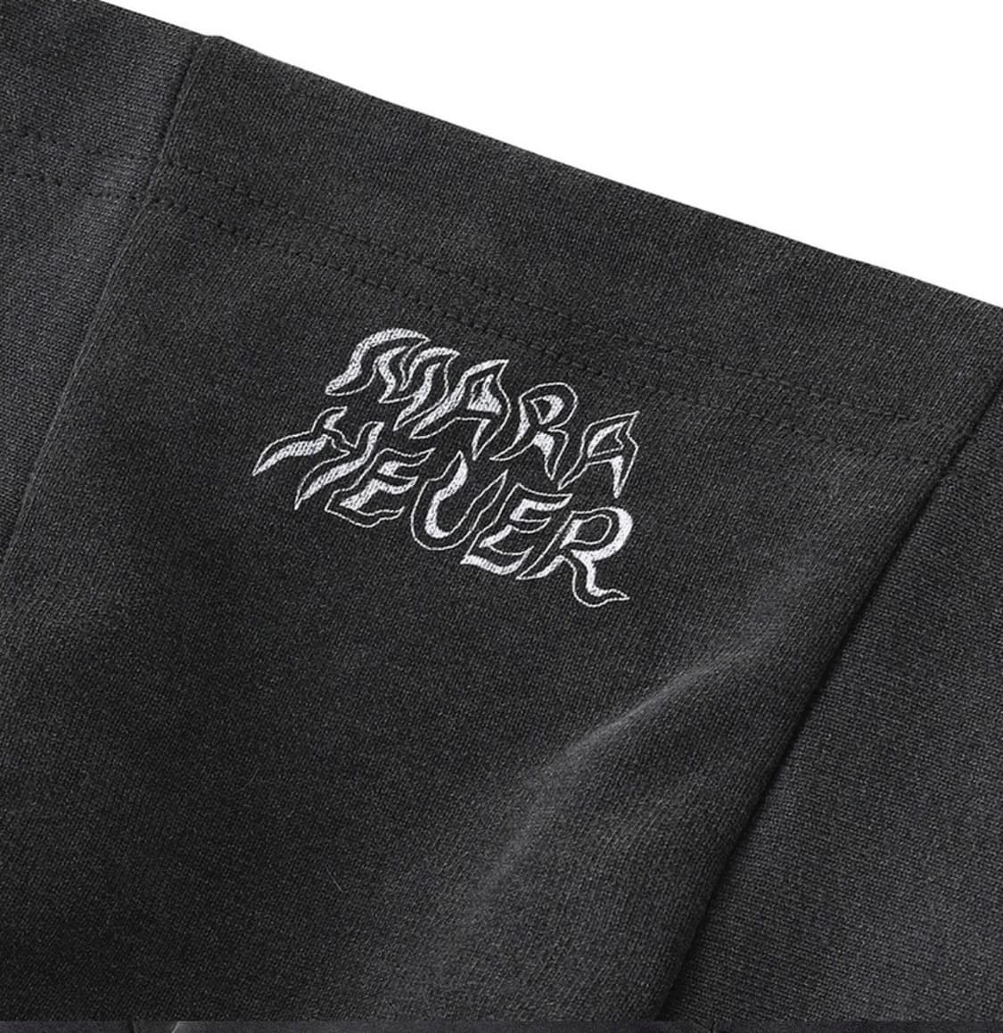 오들리 워크샵 X MARA HEUER 코스믹 로고 후디 다크 그레이 상품이미지7