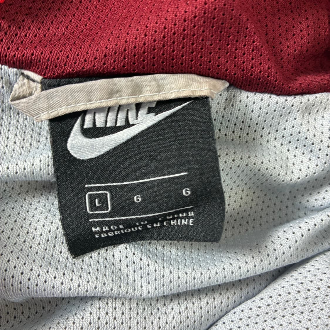 Nike  나이키 더블 스우시 우븐 레드 아노락   상품이미지5