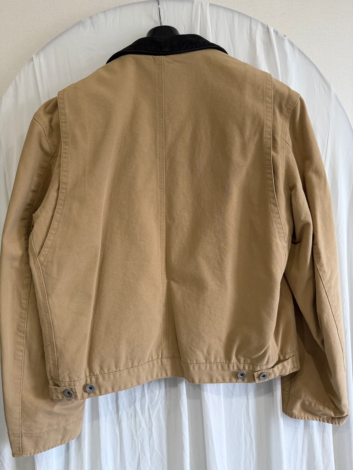 토니웩 레더 카라 워크 자켓 베이지 XL 상품이미지4