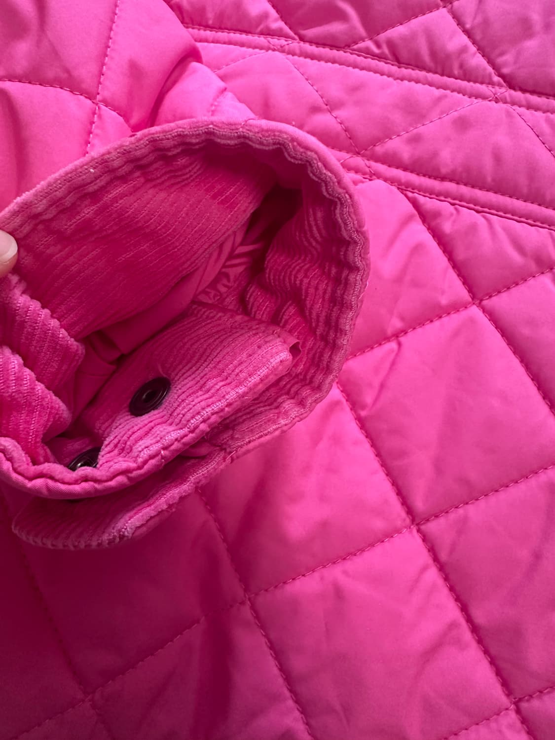 폴로 핑크 퀄팅 크롭자켓 90 상품이미지6