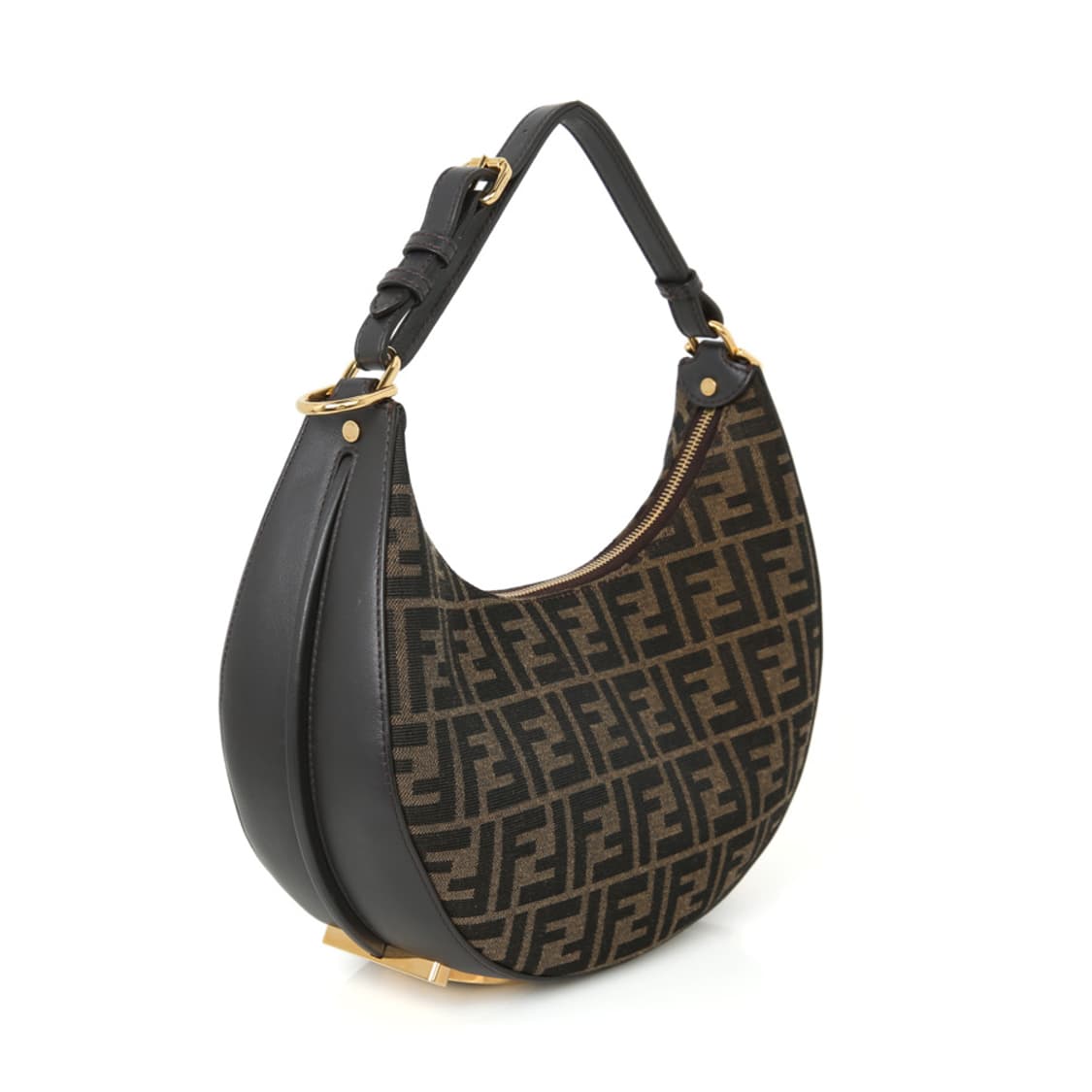 펜디 펜디그라피 스몰 호보백 패브릭 숄더 체인백 8BR798 보증서 상품이미지4