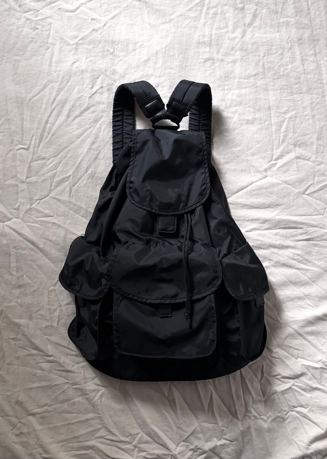 요지야마모토 나일론 레더 백 상품이미지1