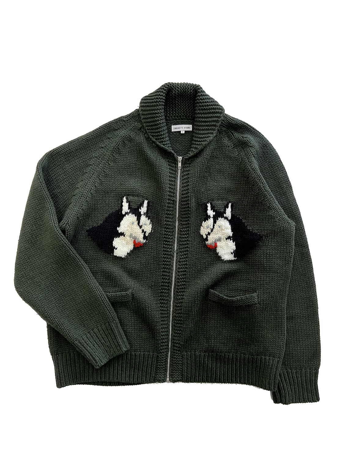 프릭스스토어 허스키 니트집업 상품이미지4