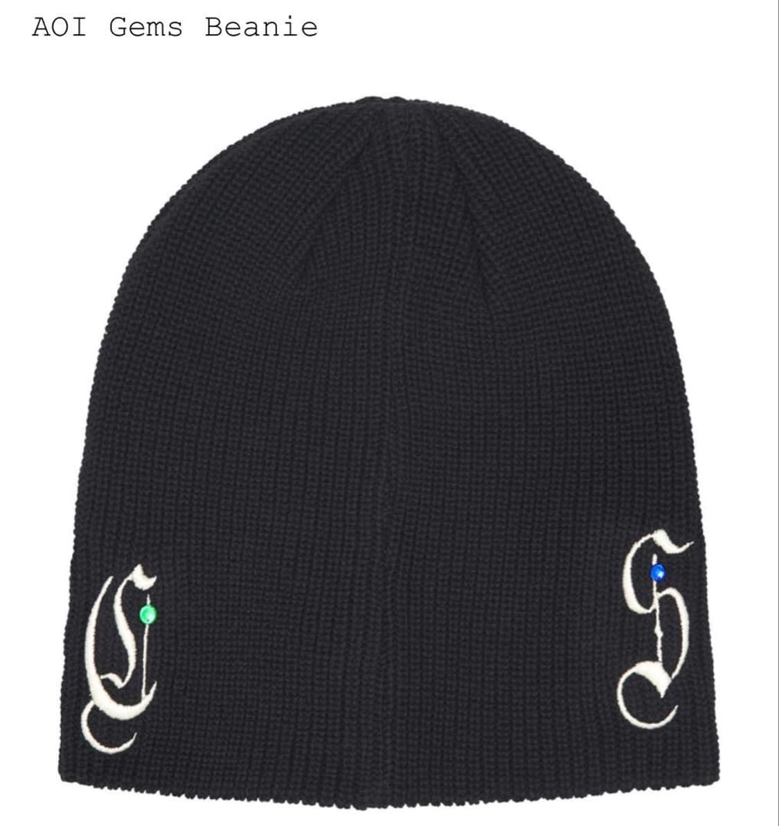 Supreme AOI gems beanie black 상품이미지2