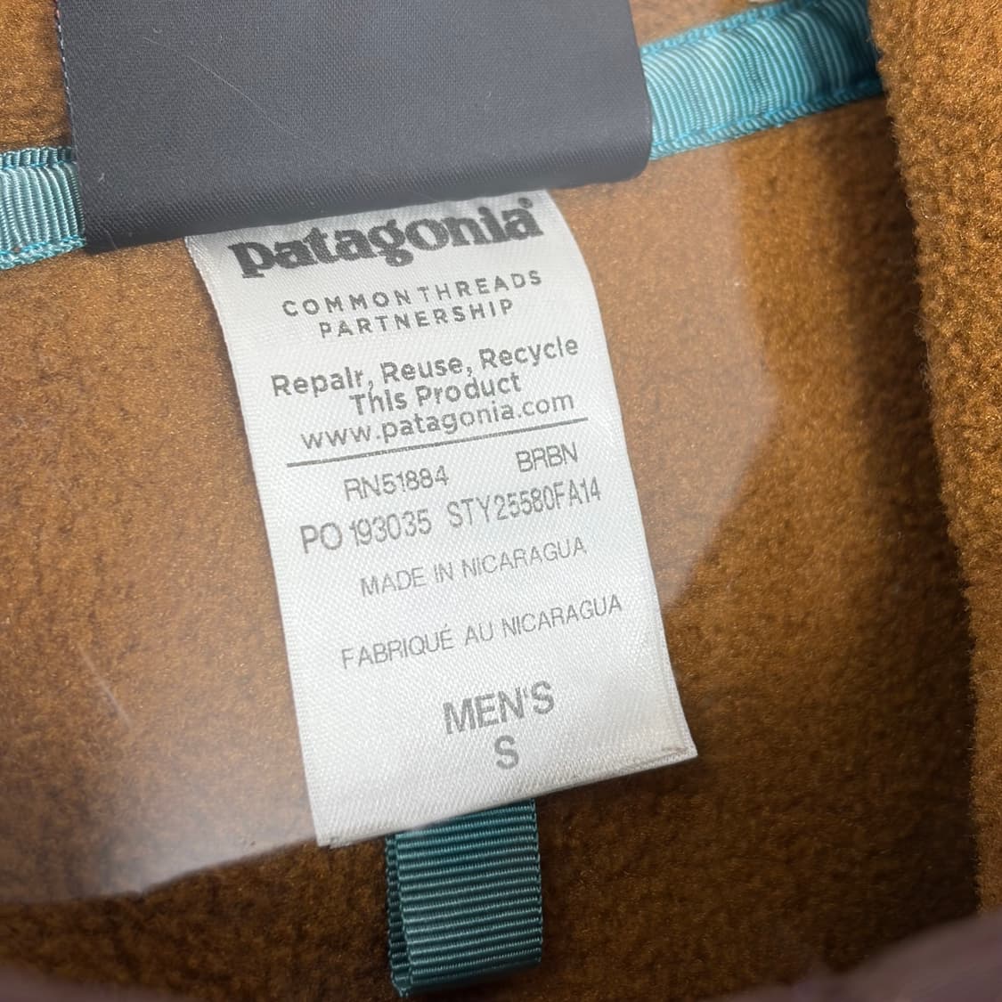 파타고니아 신칠라 플리스 후리스 스냅티셔츠 상품이미지4