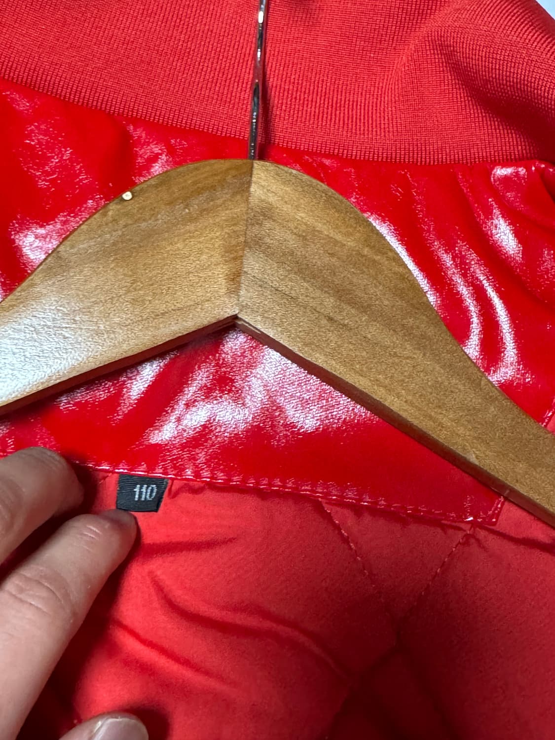 레드독 야구 스타장 스타디움 자켓 흰빨 유광 상품이미지6