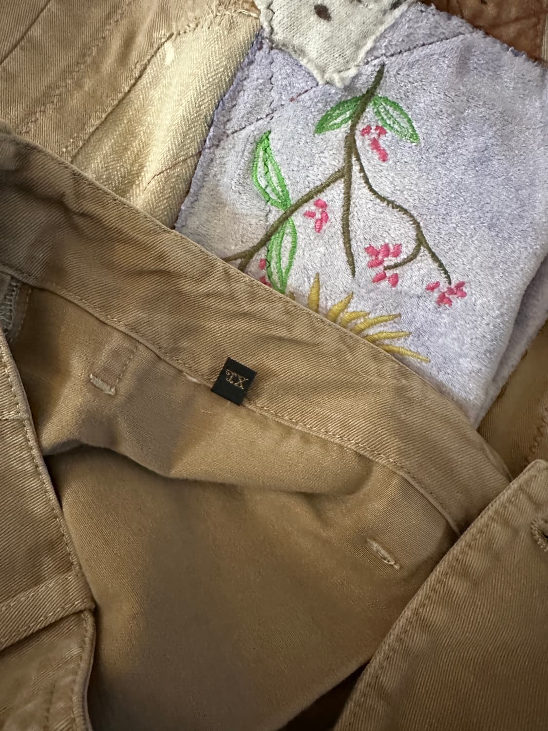 (4)캐피탈 카츠라기 팬츠 베이지 상품이미지4