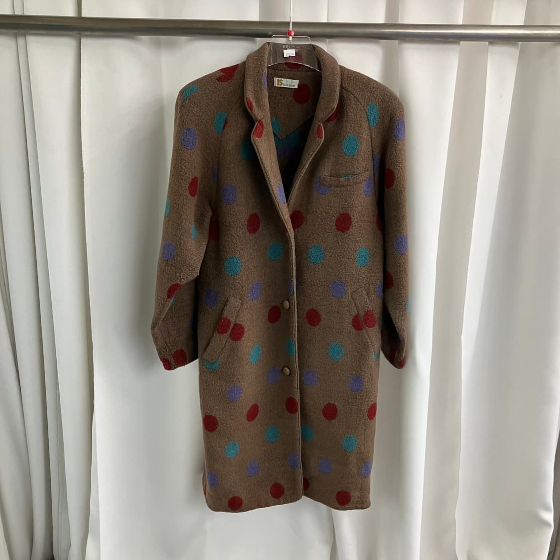 이세이 미야케 이세이 스포츠 컬러풀 도트 니트 코트 상품이미지1