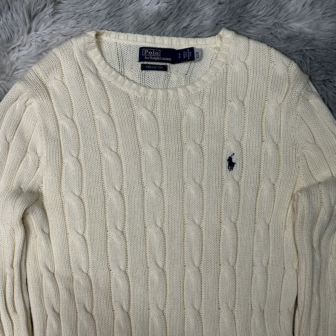 폴로랄프로렌 케이블 니트 아이보리  상품이미지2