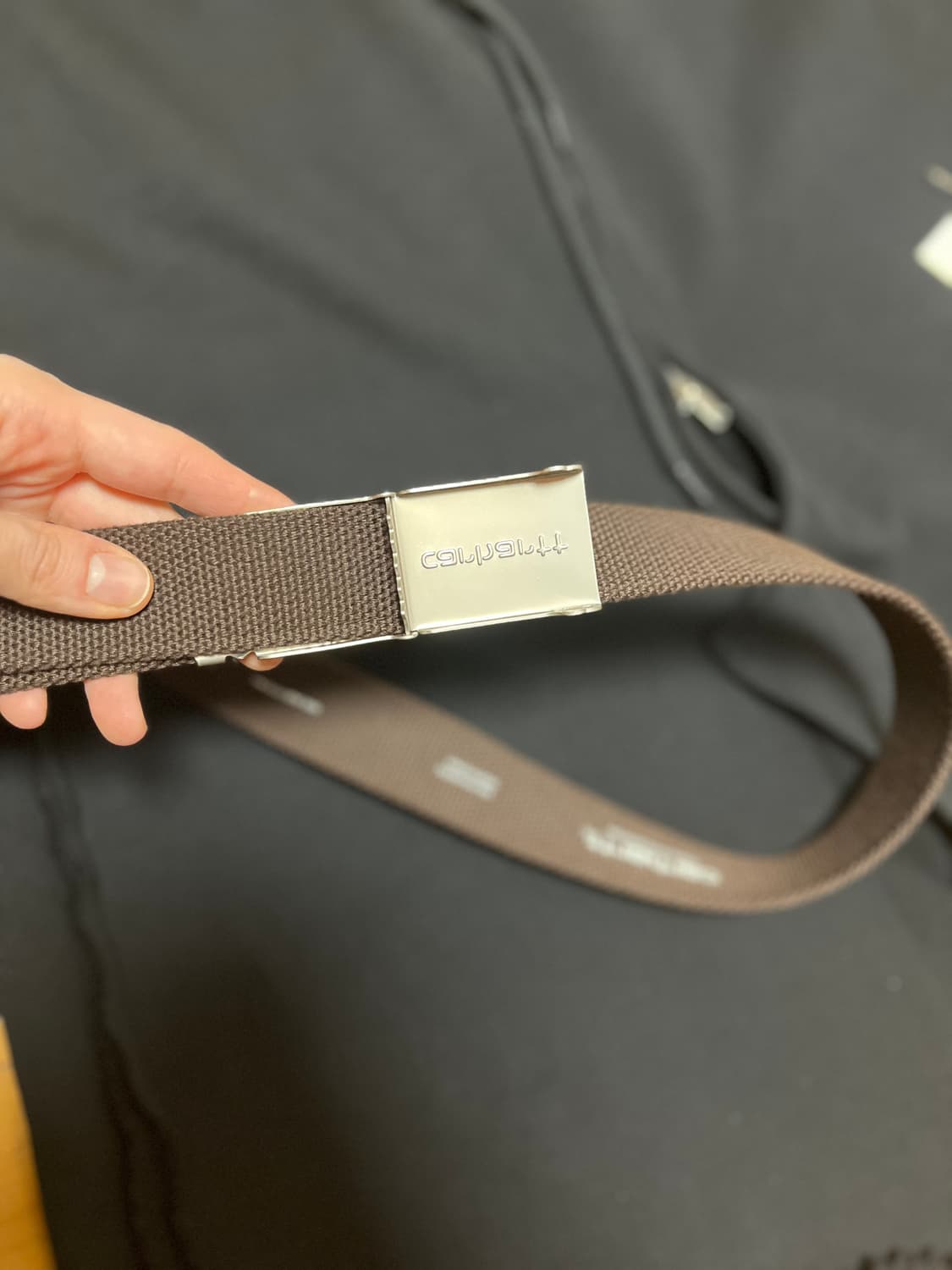 칼하트윕 벨트 브라운 상품이미지4