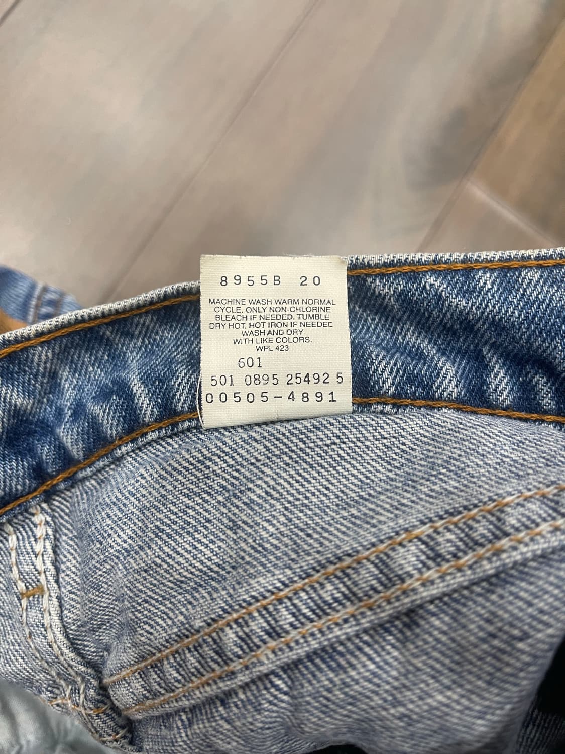 90s Levis 505 u.s.a  32사이즈 상품이미지4